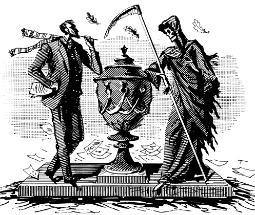 Grimm reaper and man