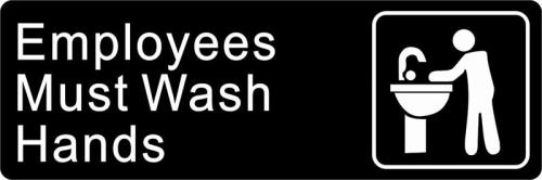 Employees must wash hands