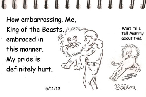 Where the skies are blue and the lions, too.