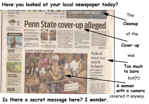 The cleanup of the cover-up was too much to bare