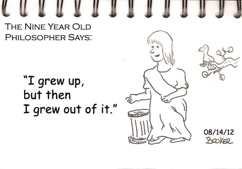 NINE YEAR OLD PHILOSOPHER