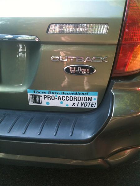 Pro-Accordion sticker