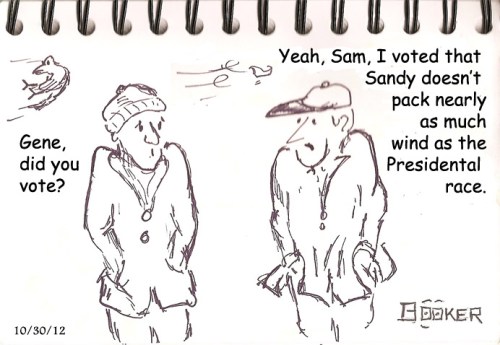 Two guys in the wind