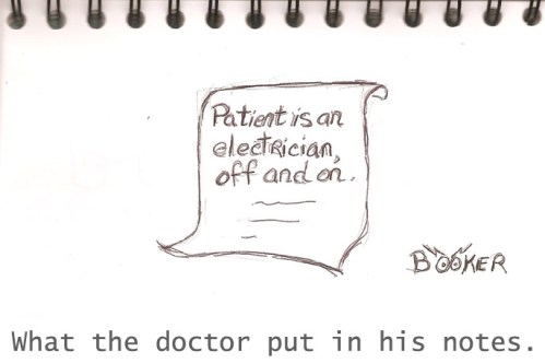 What the doctor wrote