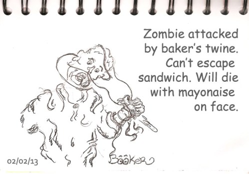 Some days you get the sandwich and some days the sandwich gets you.