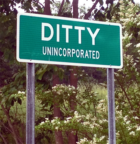 Sometimes a little unincorporated Ditty is all you need.