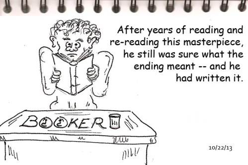 Reading too much into it.