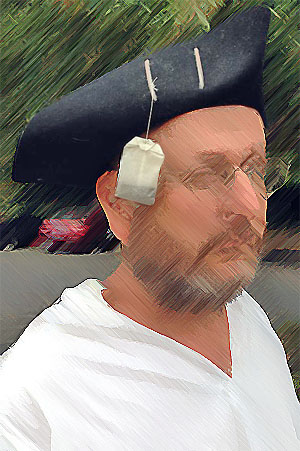 The man and his amulet.