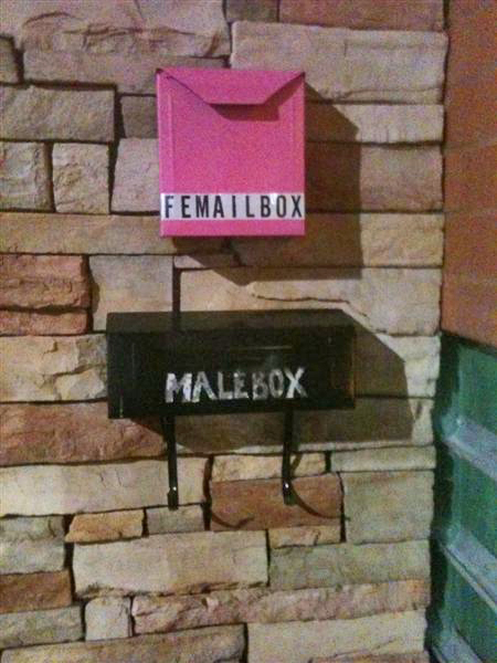 Into which one would you put your mail?