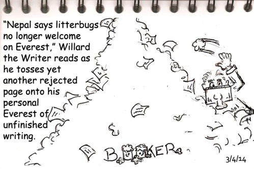 John Boy Walton's mountain couldn't have been much higher.