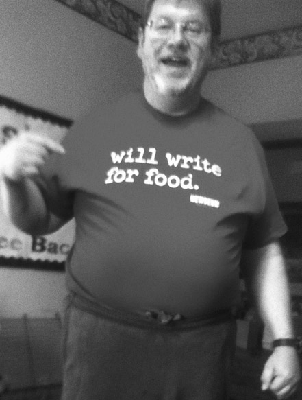 Whom will he try to write for food first? Will it work?
