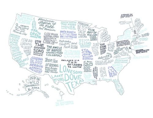A literary map of the U.S.