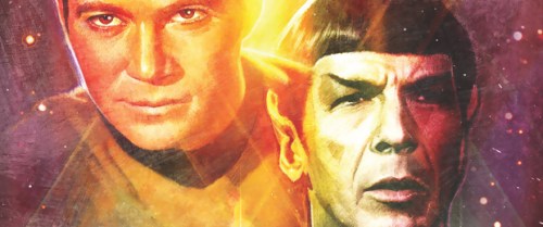 Kirk (left) and Spock (right) of Star Trek.