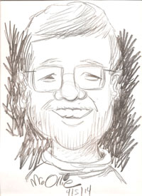 David E. Booker -- lost in the cosmos, as always.