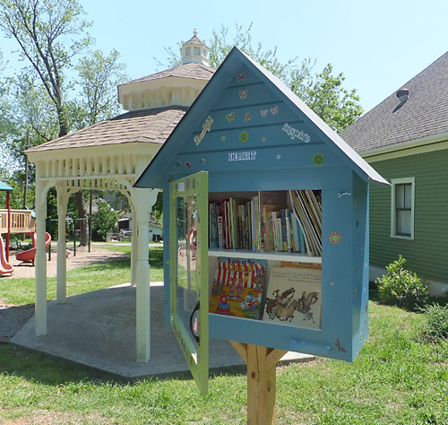 Local Little Library box.