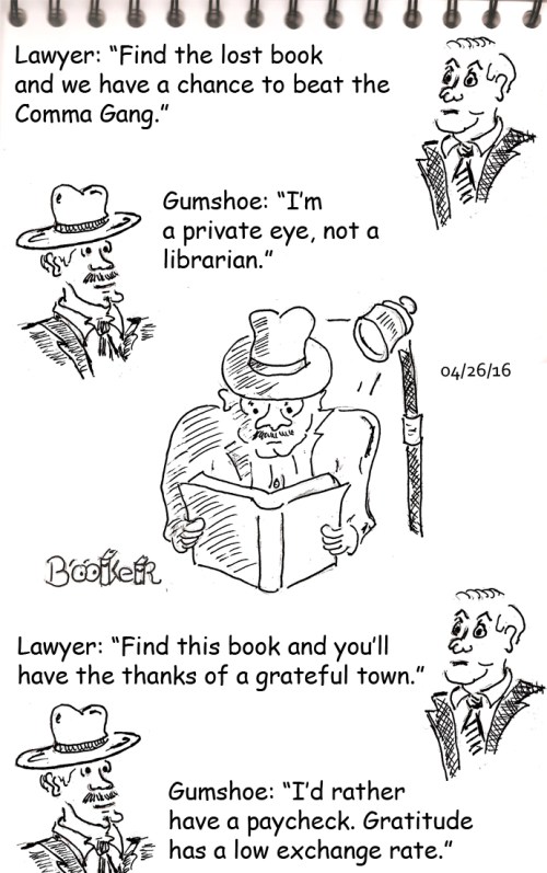 The answer is in the book, except where to find it.