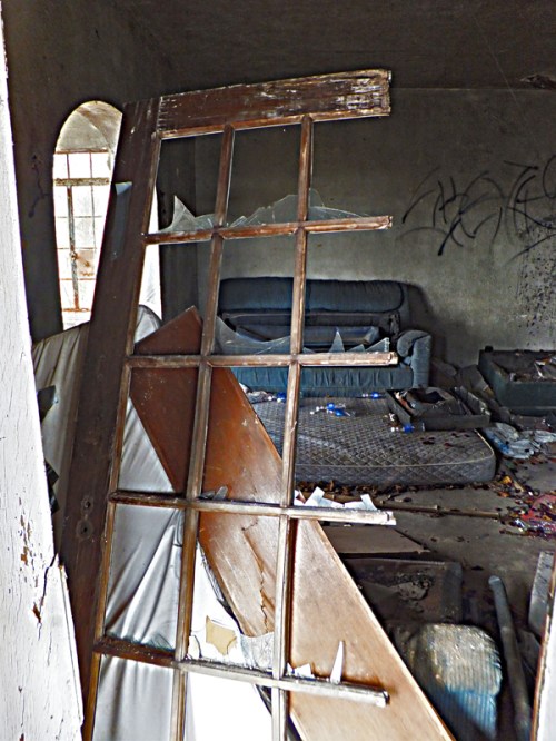 "Knock, knock. Welcome wagon."