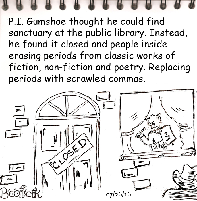 And when they ran out of ink, they used crayons to pencil in the commas.