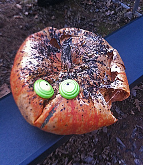 Ode from a deliquescing pumpkin