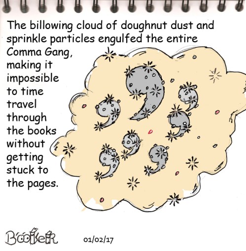 And causing the pages to stick shut. Period.