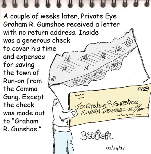 At least the commas and periods were in their right places.