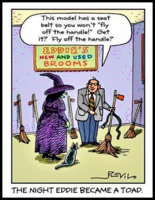 00 Halloween Flying off the handle