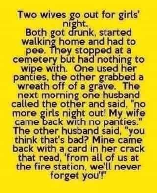 Story of a two ladies out late.